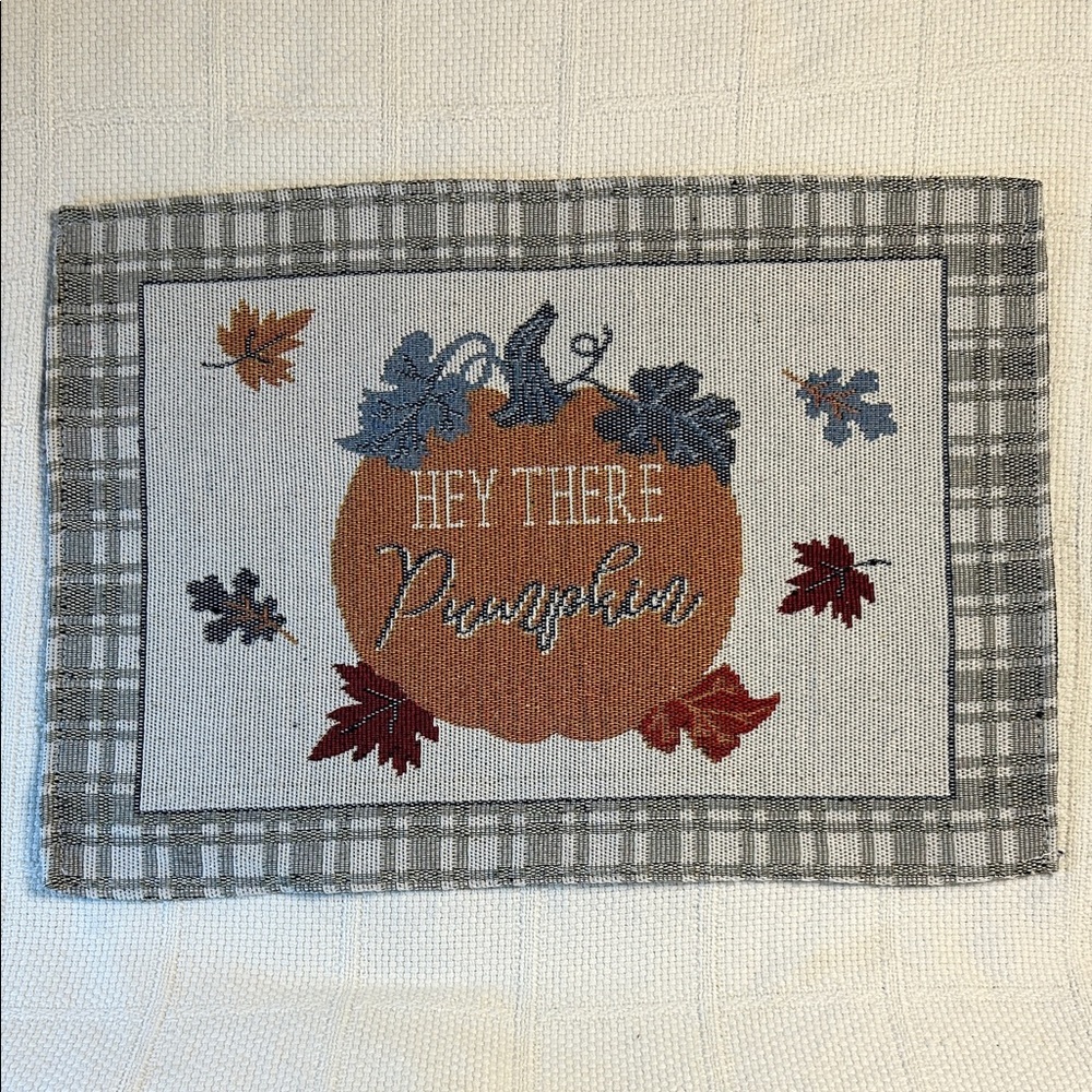 Fall Placemats “Hey There Pumpkin”